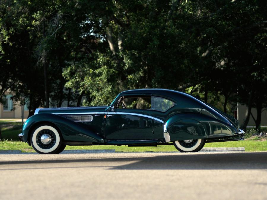  Delage D8 120 Aerodynamic Coupe by Letourneur & Marchand 1937 года  (фото 8 из 15)
